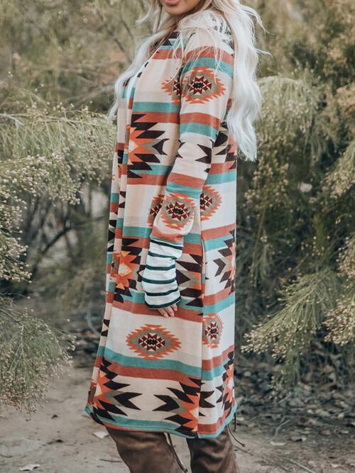 Open Front Long Sleeve Cardigan
