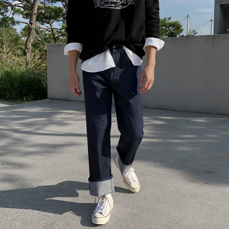 Men's Trendy Loose Straight Jeans