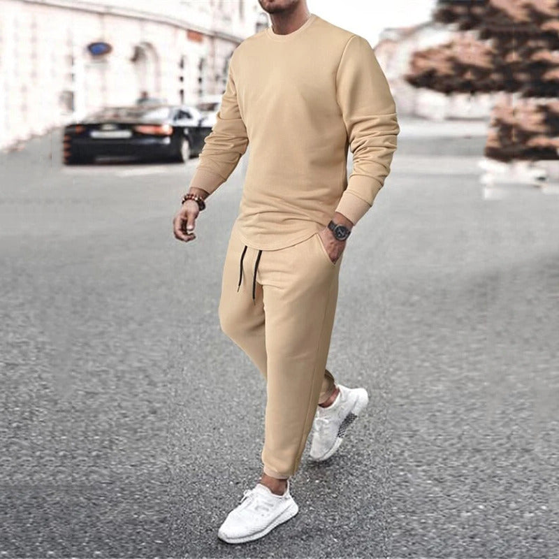 男士休闲西装印花运动服