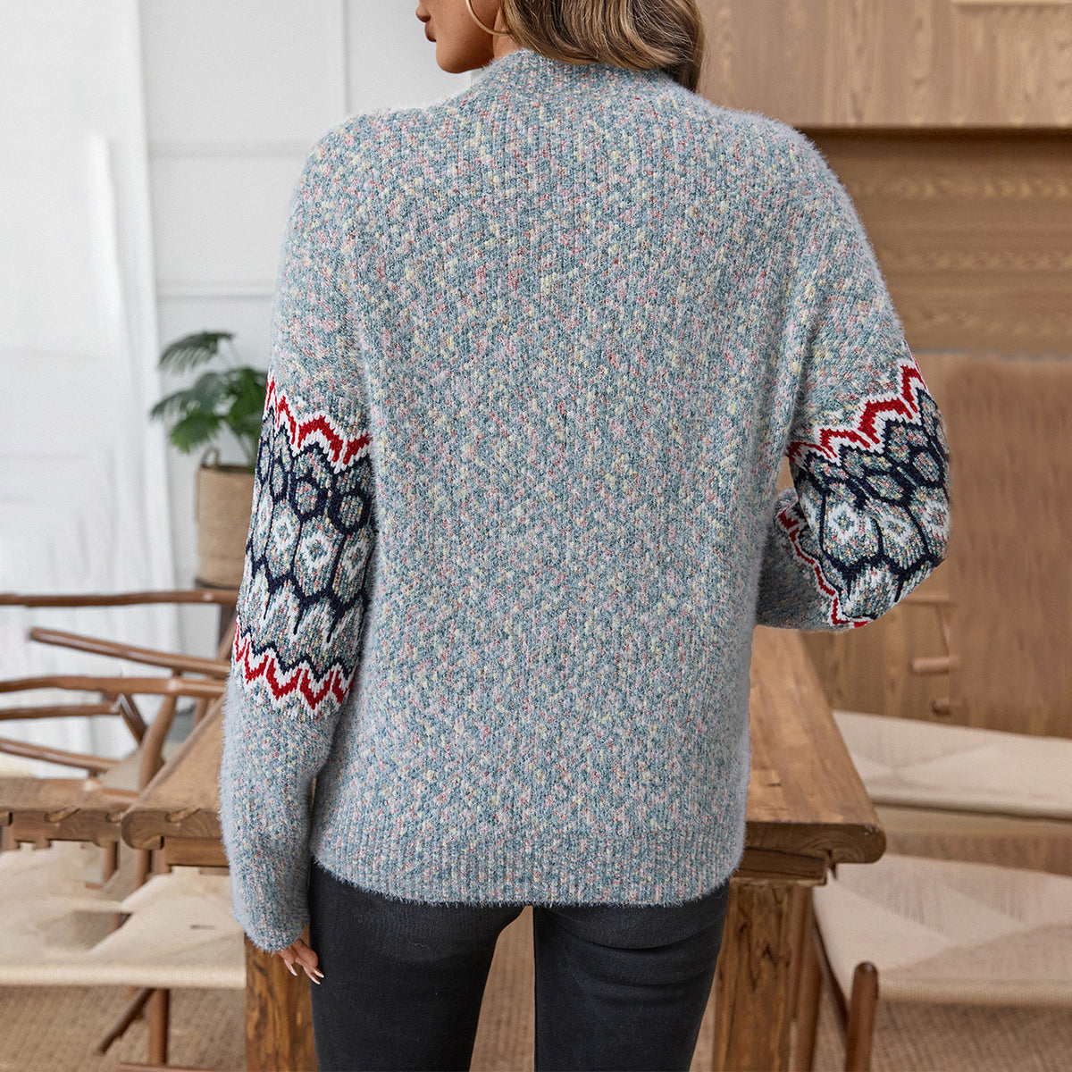 Casual Long Sleeve Sweater Top Women